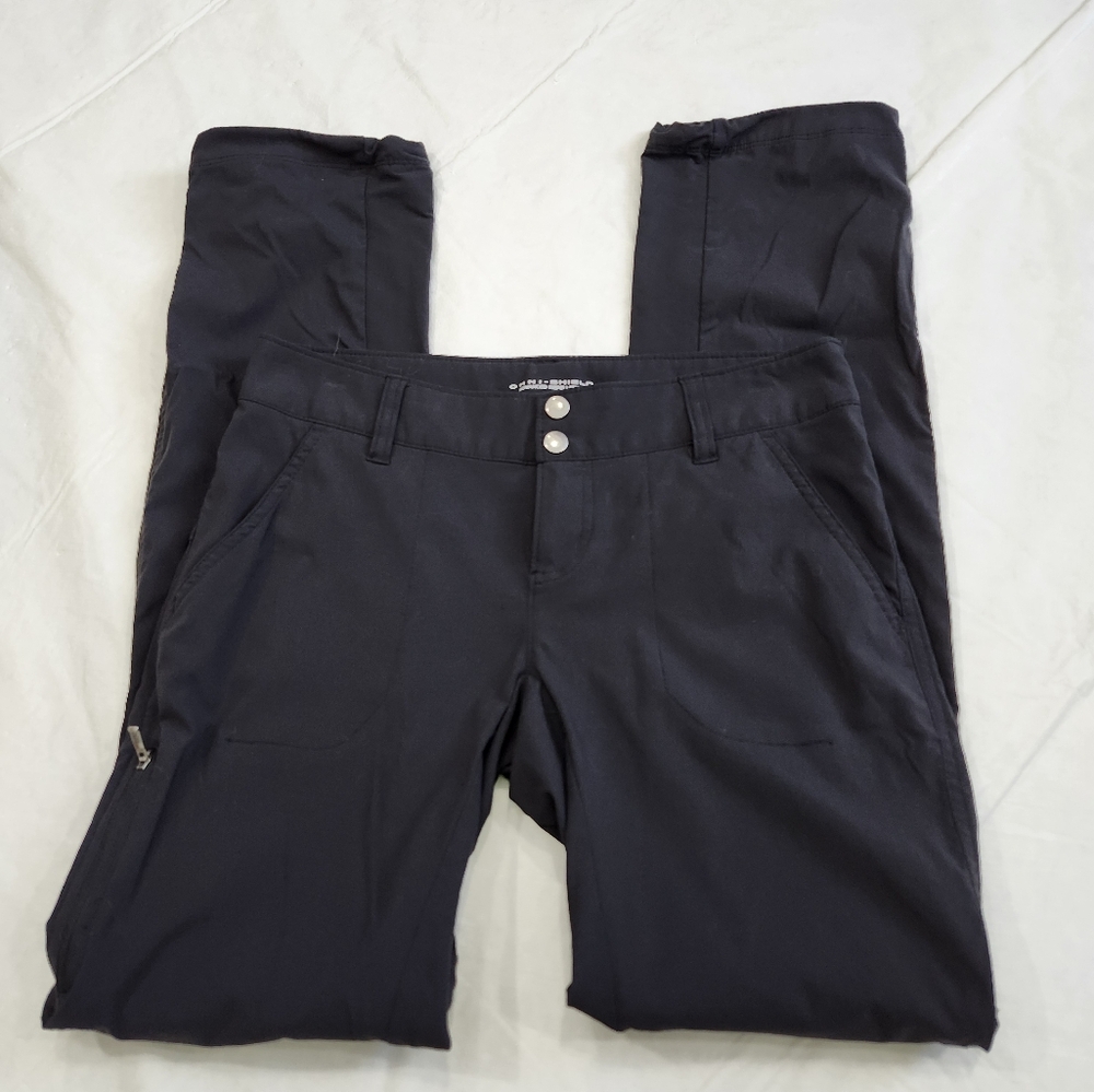 Columbia Size 4 Omnishield Black Convertible Pants - Picture 3 of 9
